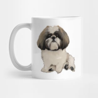 Cute Shih Tzu Drawing Mug